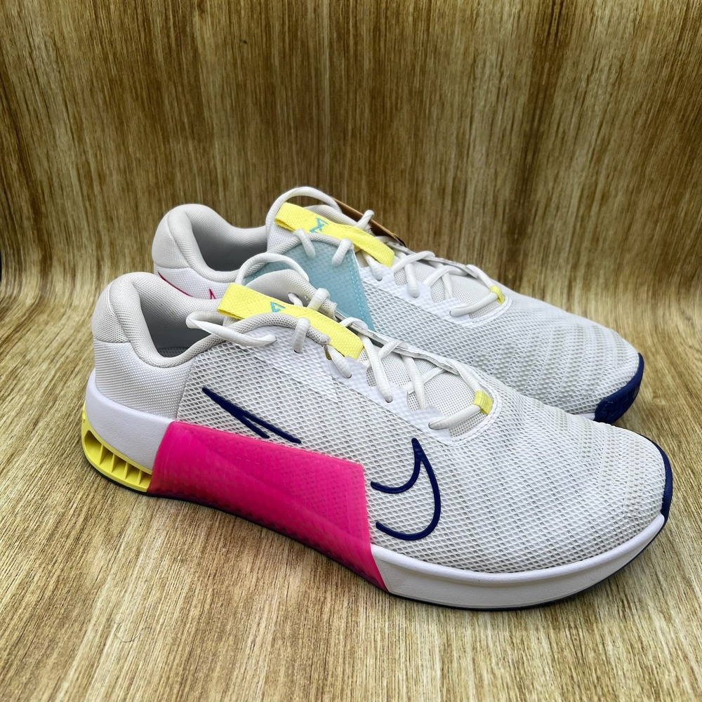 Nike Metcon 9 Training Shoes Men's Size 13 White Fierce Pink Sneakers DZ2617-102